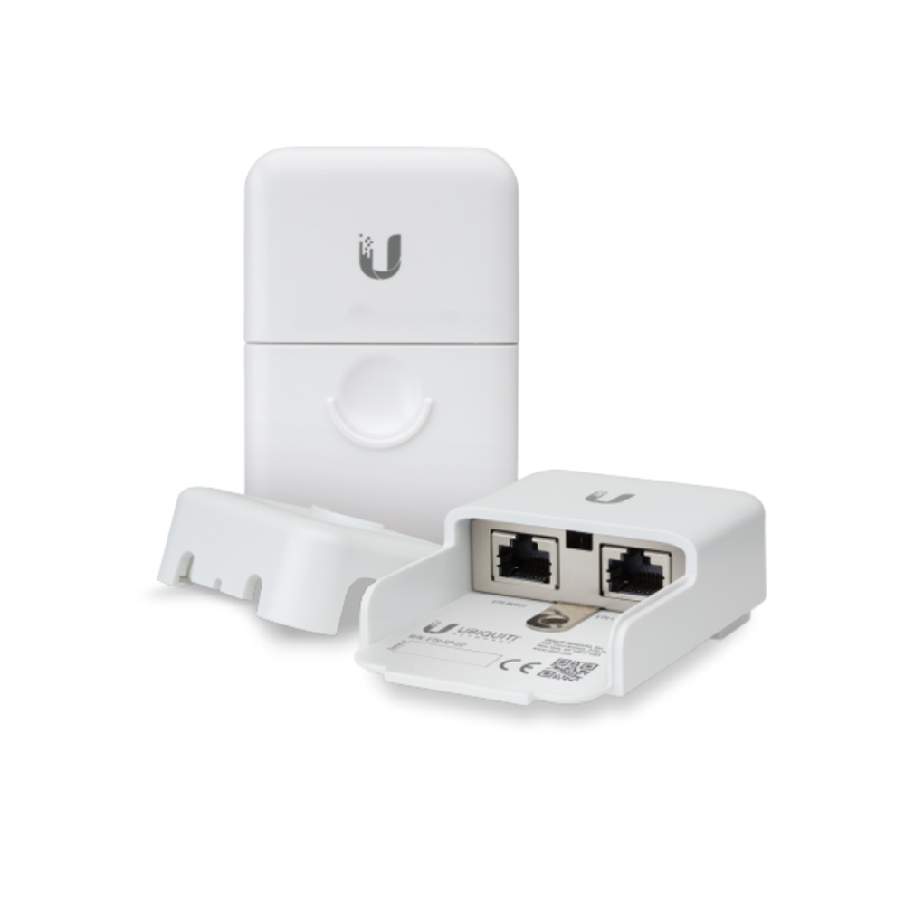 PROTECTOR CONTRA SOBRETENSIONES POE UBIQUITI ETH-SP-G2 PARA RED SEGURA Y CONFIABLE - 1