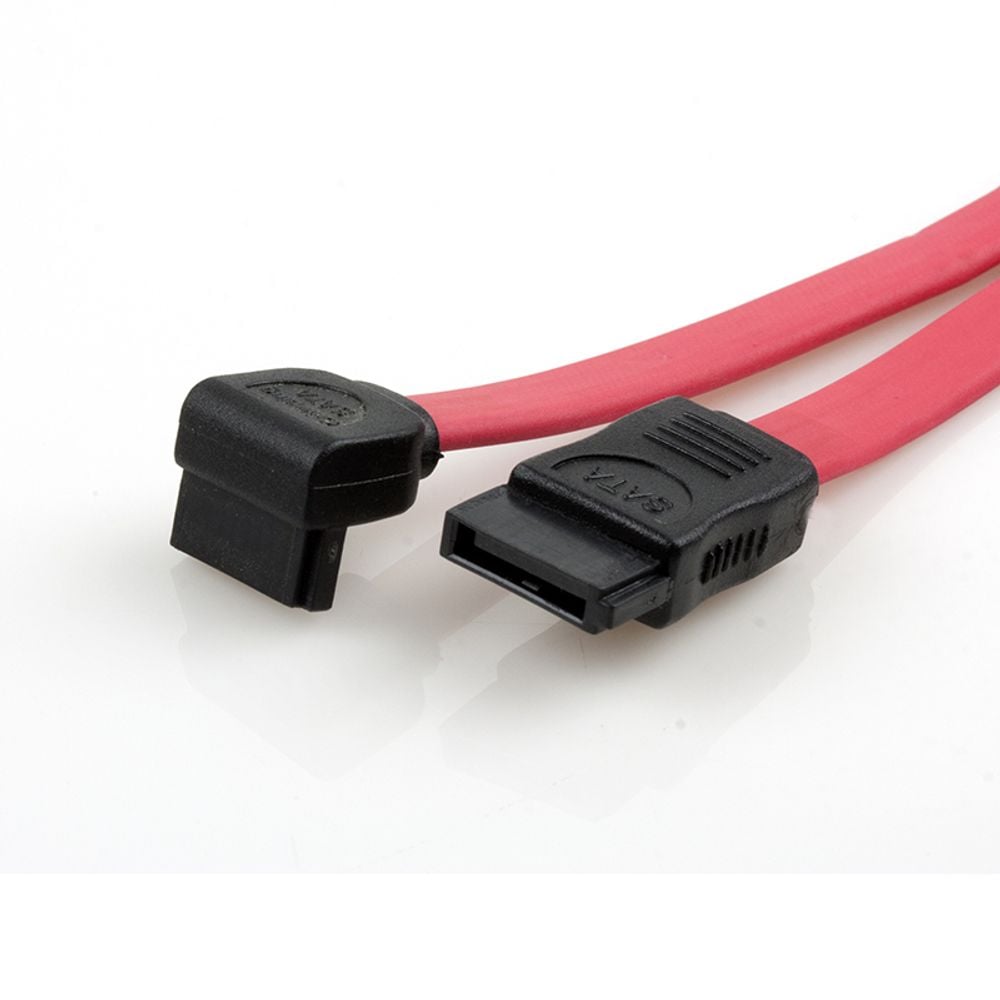 CABLE SERIAL XTECH DE 7 PINES SATA CON CONECTOR EN ÁNGULO RECTO - CONEXIÓN EFICIENTE Y COMPACTA - 1