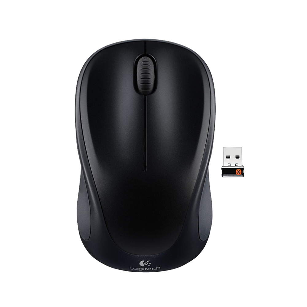 MOUSE INALÁMBRICO LOGITECH M317 NEGRO CON DISEÑO ERGONÓMICO Y ÓPTIMO RENDIMIENTO - 1