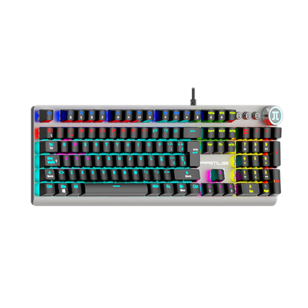 TECLADO GAMING PRIMUS BALL 91T ESPAÑOL: CONEXIÓN USB, DISEÑO ERGONÓMICO Y ALTO RENDIMIENTO - 1