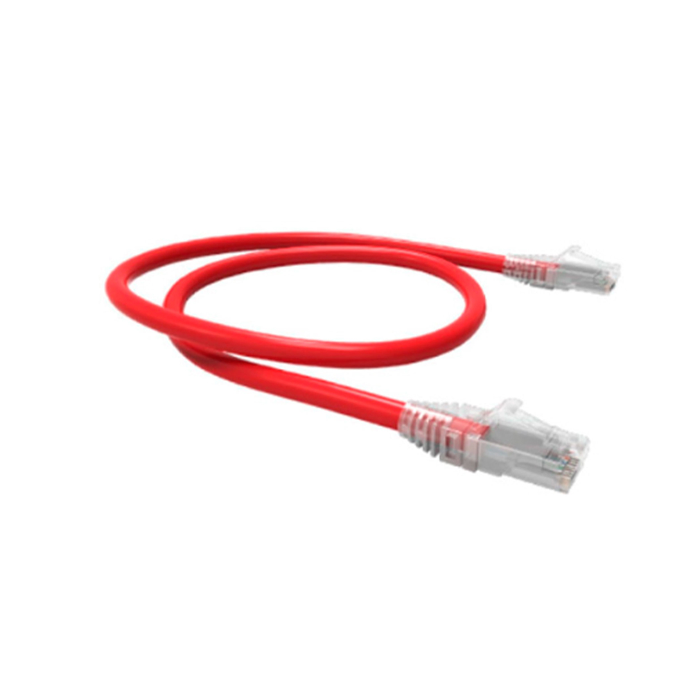 CABLE PATCH UTP 3M FURUKAWA GIGALAN CAT.6 LSZH, NEGRO Y ROJO, ALTA VELOCIDAD Y SEGURIDAD - 1