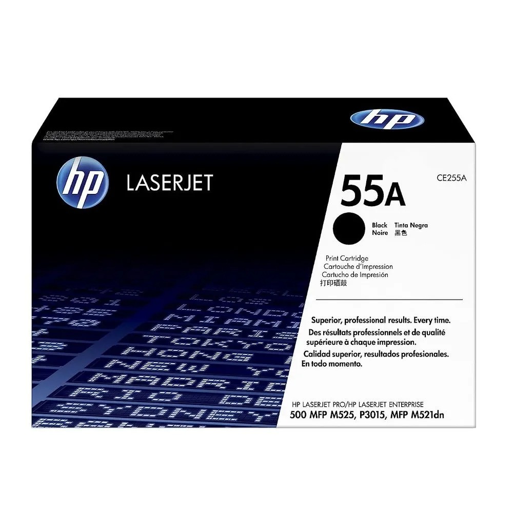 TONER HP CE255A 6K GARANTIZADO PARA IMPRESORAS LASERJET CP3015 - 1