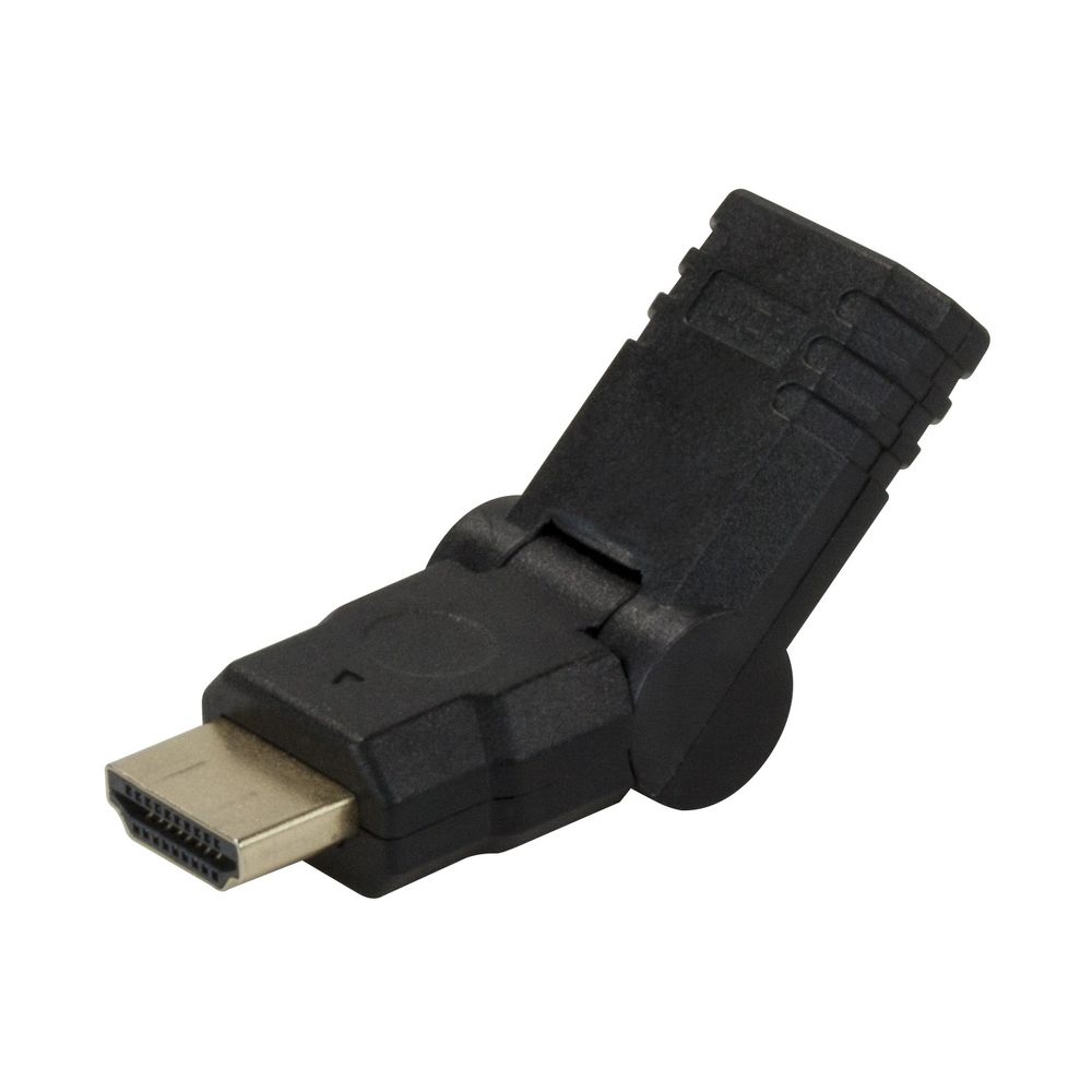 ADAPTADOR DE VIDEO XTECH 19 PINES HDMI TIPO A HEMBRA A MACHO - CONEXIÓN PIVOTANTE, FÁCIL DE USAR - 1