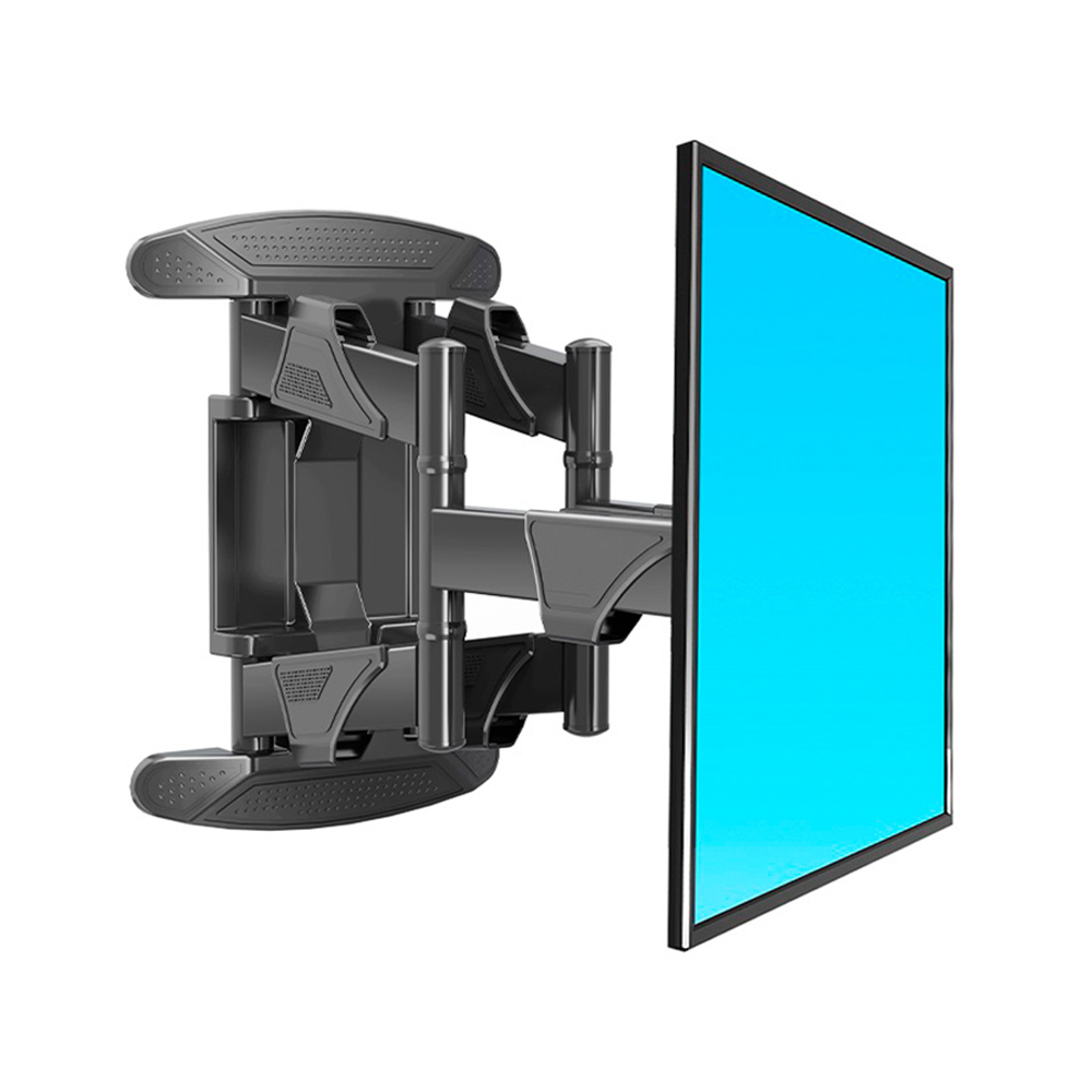 RACK TEROS TE-7112 PARA TELEVISOR RETRÁCTIL DE 32' A 75', SOPORTE AJUSTABLE Y ELEGANTE DISEÑO - 1