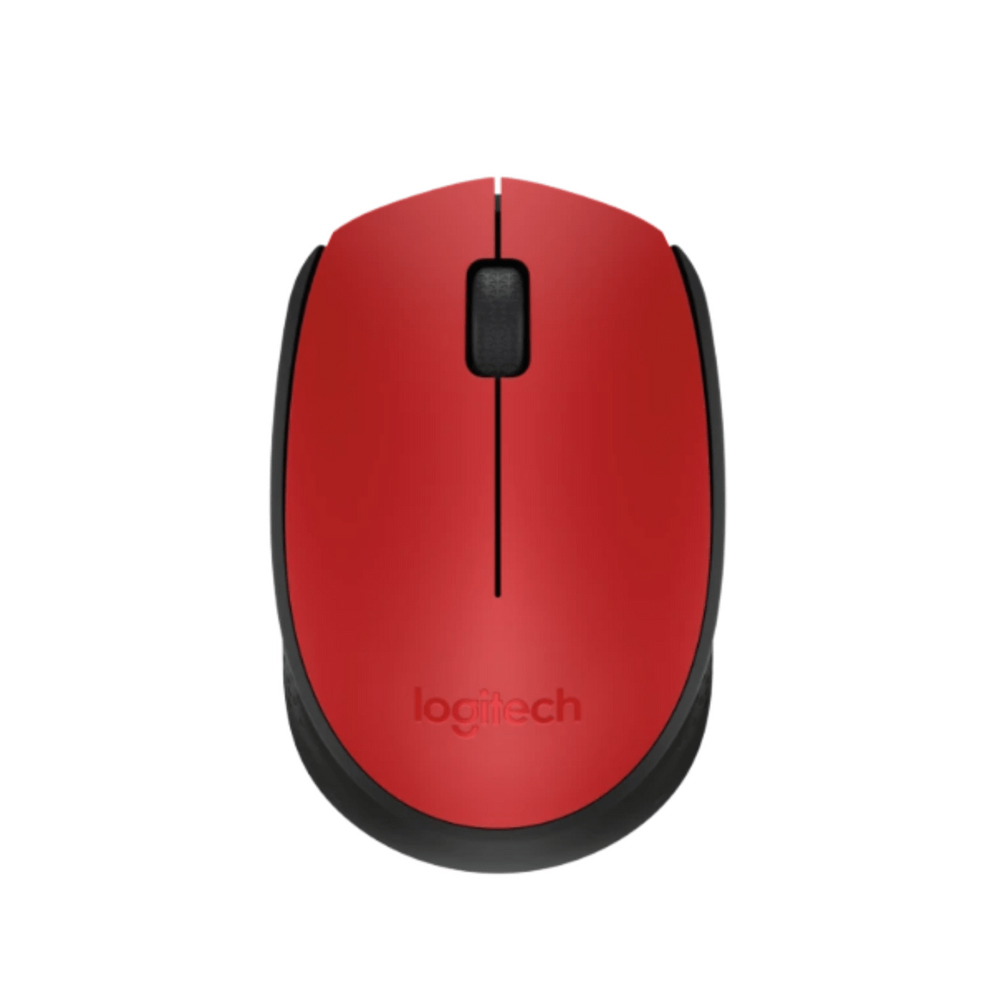 MOUSE INALÁMBRICO LOGITECH M170 ROJO CON CÓMODA ERGONOMÍA Y CONEXIÓN FIABLE - 1