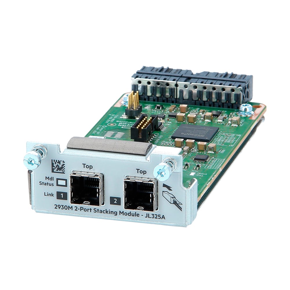 MÓDULO DE APILAMIENTO HPE ARUBA NETWORKING JL325A 2 PUERTOS CONECTIVIDAD - 1
