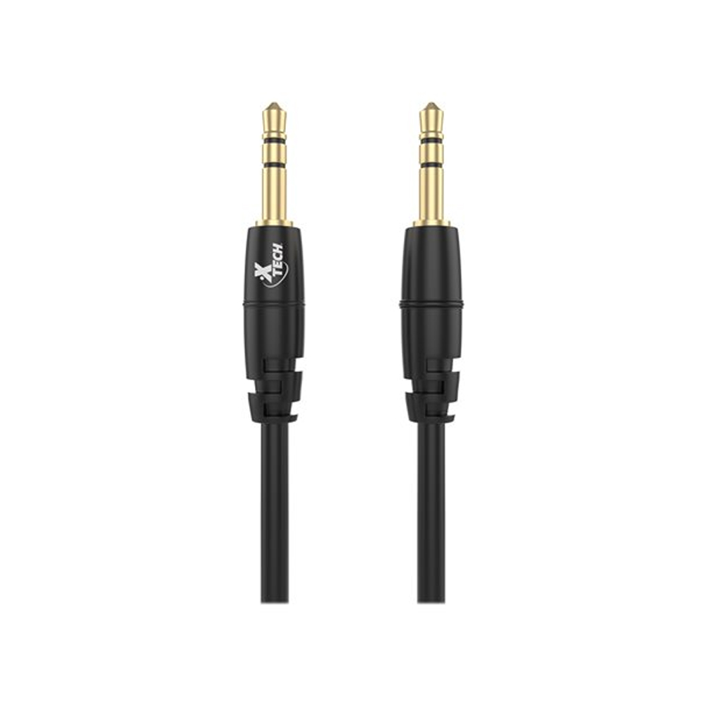 CABLE DE AUDIO XTECH 1M MINICONECTOR MACHO A MACHO - CONEXIÓN CLARA Y SÓLIDA PARA TUS DISPOSITIVOS - 1