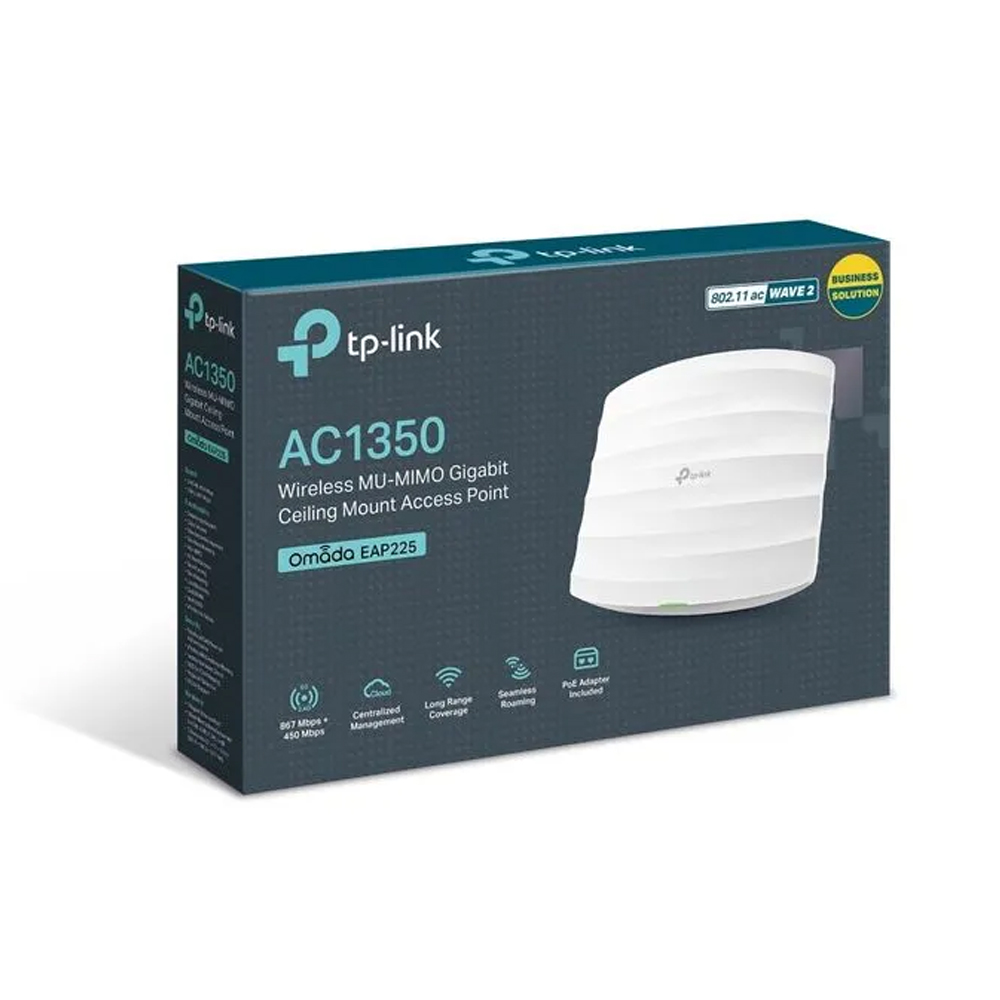 TP-LINK EAP225 - PUNTO DE ACCESO WI-FI 5 DUAL BAND 2.4GHZ Y 5GHZ PARA CONEXIONES RÁPIDAS Y ESTABLES - 1