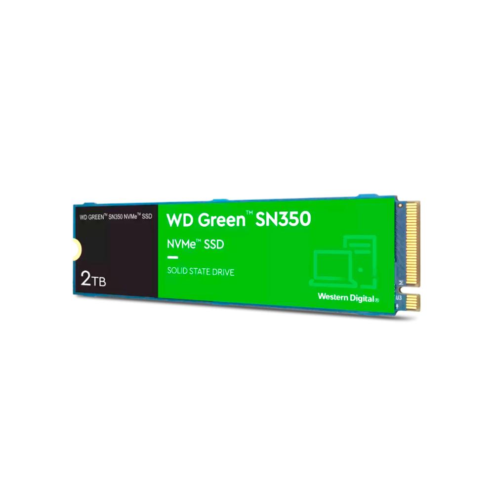 WESTERN DIGITAL GREEN SN350 2TB NVME M.2 2280 SSD - VELOCIDAD PCIE GEN3 X4 Y ALTA CAPACIDAD - 1