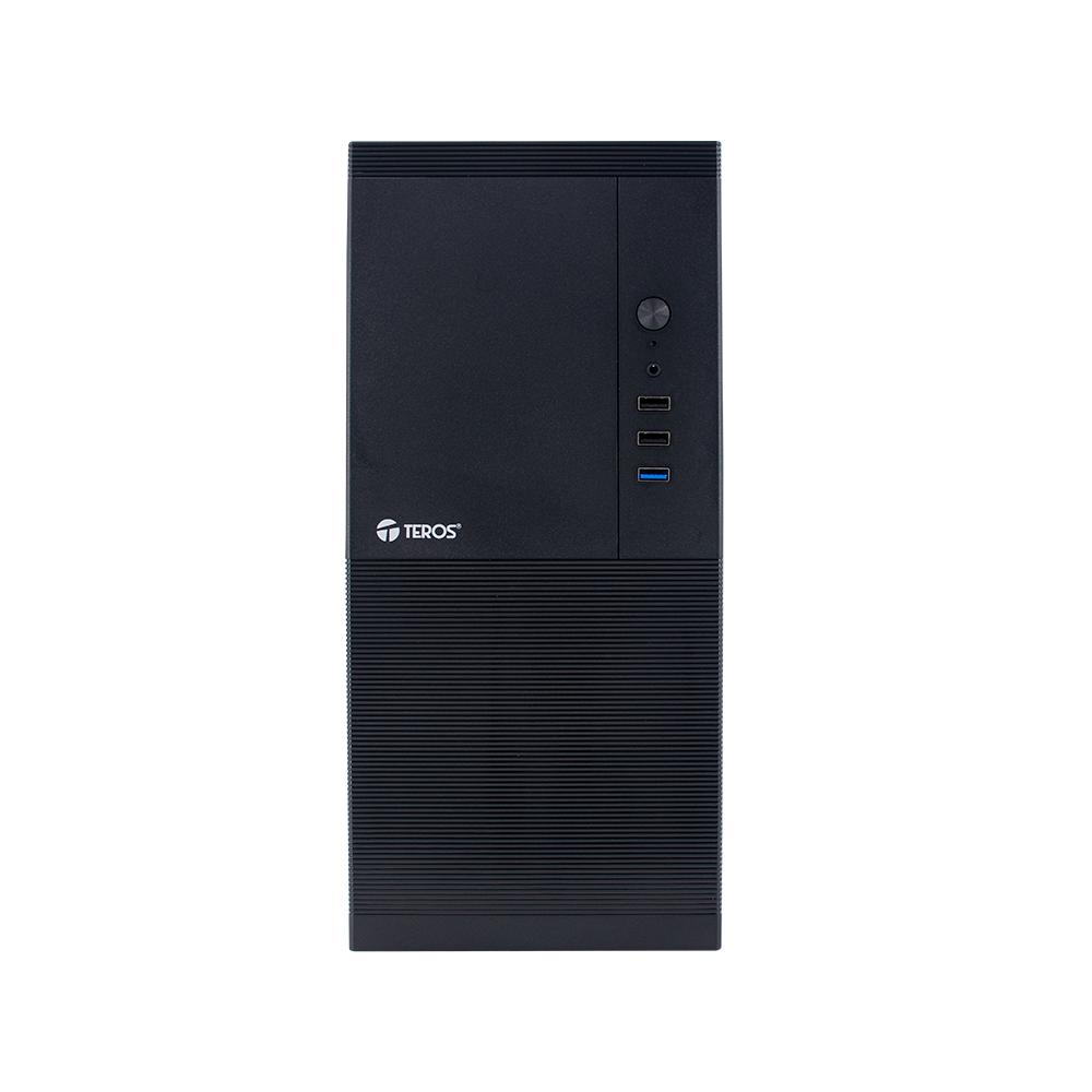 CAJA TEROS TE-1033S MINI TOWER ATX NEGRA CON 250W, USB 3.0 Y AUDIO HD - IDEAL PARA TU PC GAMING - 1