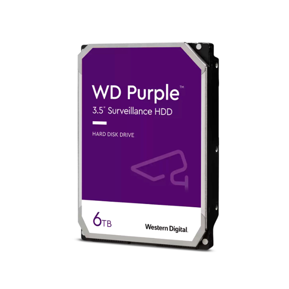 DISCO DURO INTERNO WD PURPLE DE 6TB – IDEAL PARA VIGILANCIA, 3.5', SATA 6GB/S, 5400RPM - 1