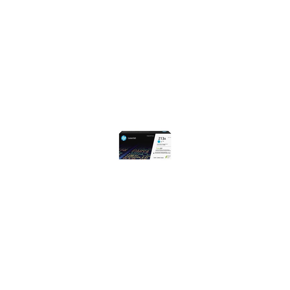 TÓNER HP 213A CIAN ORIGINAL PARA IMPRESORAS LASERJET - ALTA CALIDAD Y RENDIMIENTO SUPERIOR - 1