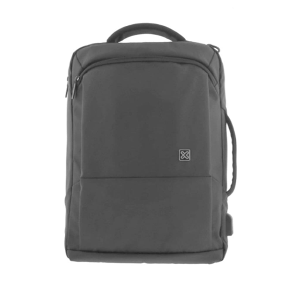 MOCHILA KLIP XTREME 2 EN 1 PARA LAPTOP DE 15.6' EN POLIÉSTER NEGRO - ESPACIOSA Y VERSÁTIL - 1