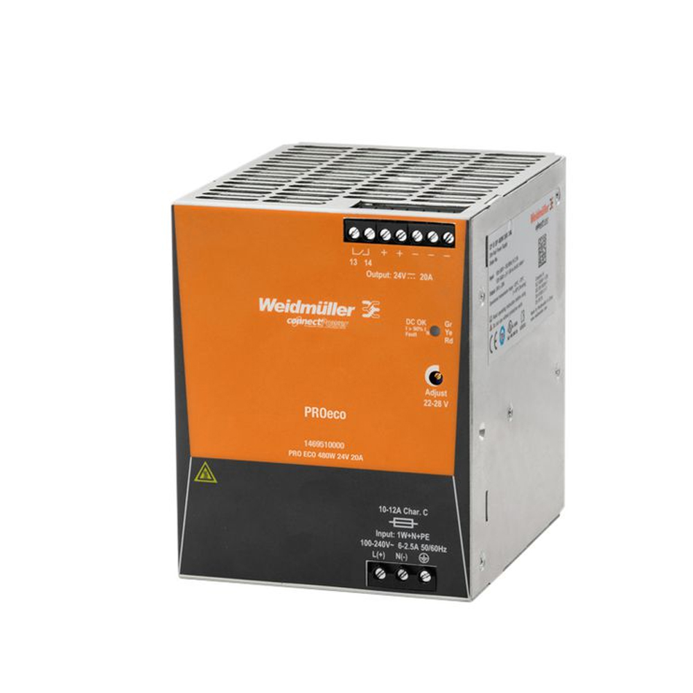 FUENTE DE ALIMENTACIÓN AXIS PS24 480 VATIOS MONTABLE EN CARRIL DIN - 1