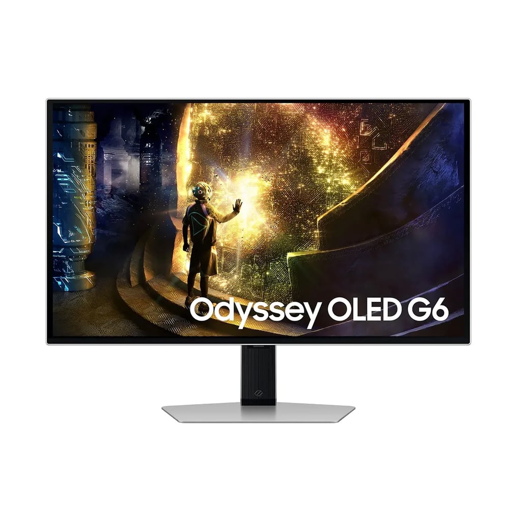 MONITOR SAMSUNG ODYSSEY G6 DE 27', OLED WQHD, 240HZ, COMPATIBLE FREESYNC Y G-SYNC, PLATA - 1