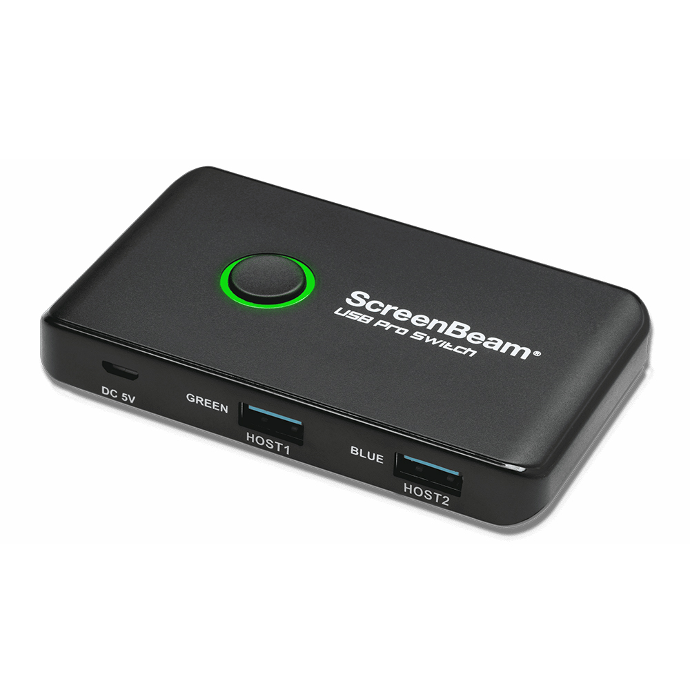 SCREENBEAM CAMBIADOR A/V NEGRO CON 2 ENTRADAS Y 4 SALIDAS, CONECTA AUDIO Y VÍDEO FÁCILMENTE - 1