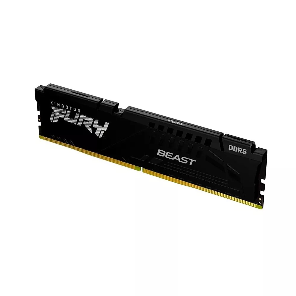 MEMORIA RAM KINGSTON FURY BEAST 16GB DDR5-5600 PARA PC, CL40, DIMM, ALTO RENDIMIENTO Y CONFIABLE. - 1