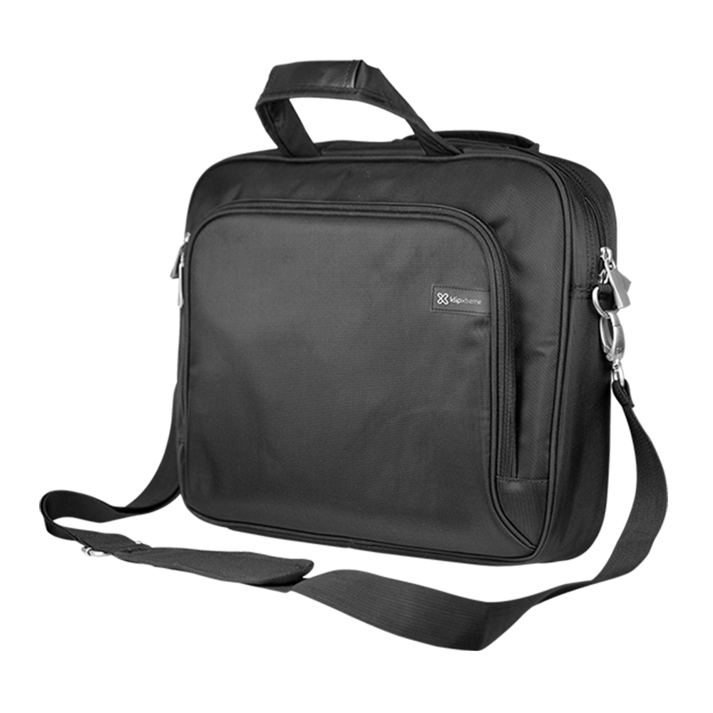 FUNDA DE PORTÁTIL KLIP XTREME 15.6' NEGRA - DISEÑO ELEGANTE Y PROTECCIÓN PREMIUM PARA TU COMPUTADORA - 1