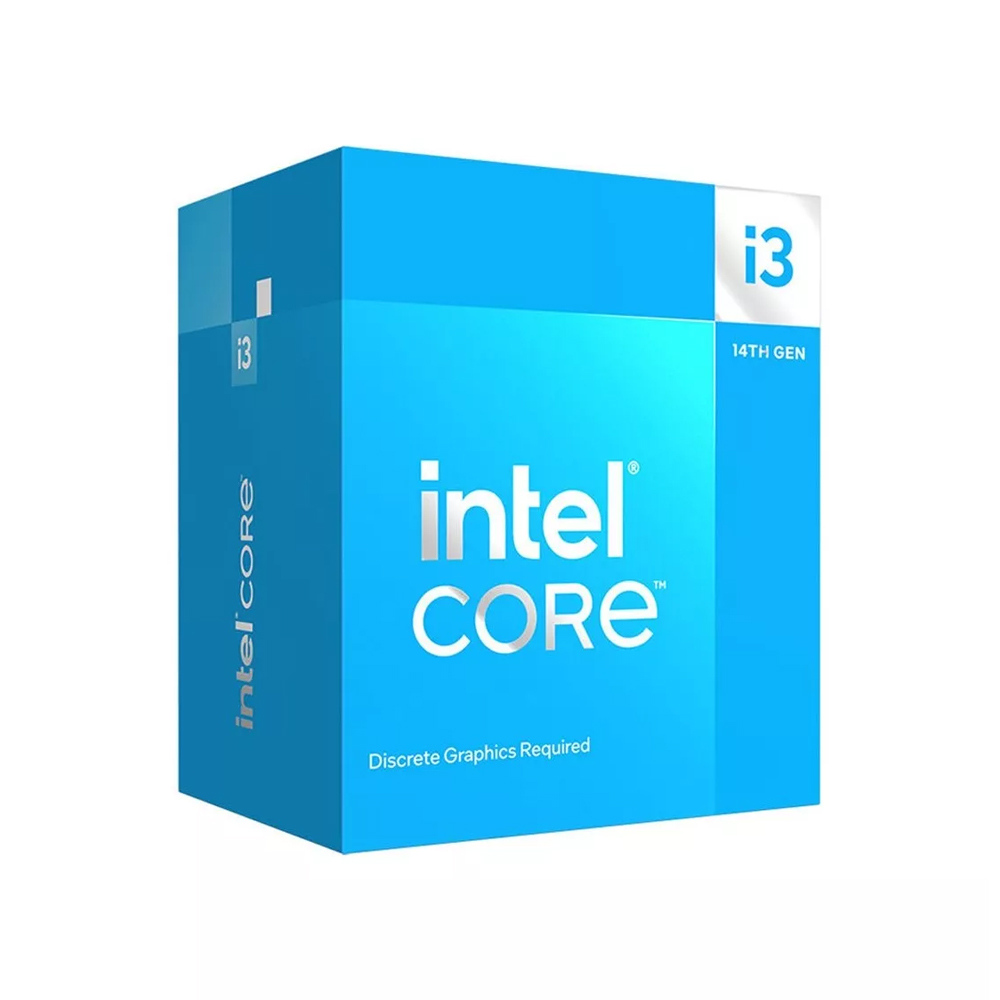 PROCESADOR INTEL CORE I3-14100F 3.50/4.70 GHZ, 12 MB CACHÉ, LGA 1700, EFICIENTE 58W/110W - 1