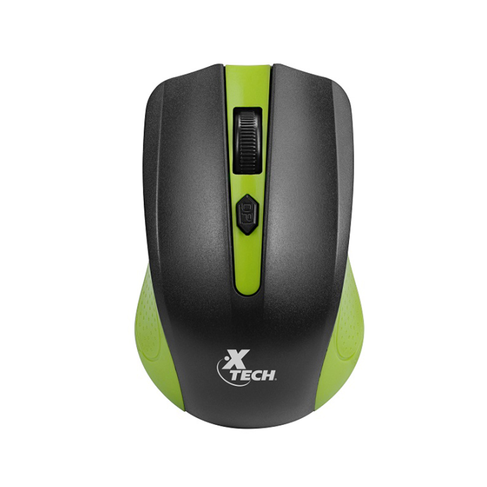 MOUSE INALÁMBRICO XTECH XTM-310GN VERDE, 2.4 GHZ Y 1600 DPI PARA UN CONTROL PRECISO Y CÓMODO - 1
