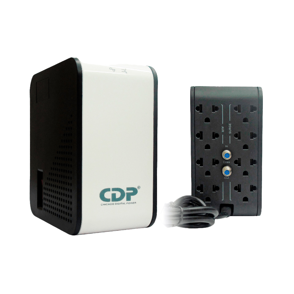 REGULADOR DE VOLTAJE CDP R2C-AVR1008I 1000VA/500W - POTENCIA CONFIABLE 170-270 VAC - 1