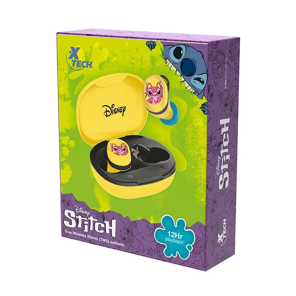 AUDÍFONOS XTECH TRUE WIRELESS BLUETOOTH 5.1 CON MICRÓFONO, 12H DE BATERÍA, COLOR AMARILLO - 1