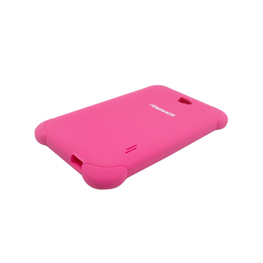 ESTUCHE DE GOMA ROSADO PARA TABLET 7' ADVANCE POR5850 - PROTECCIÓN RESISTENTE Y ESTILO MODERNO - 1