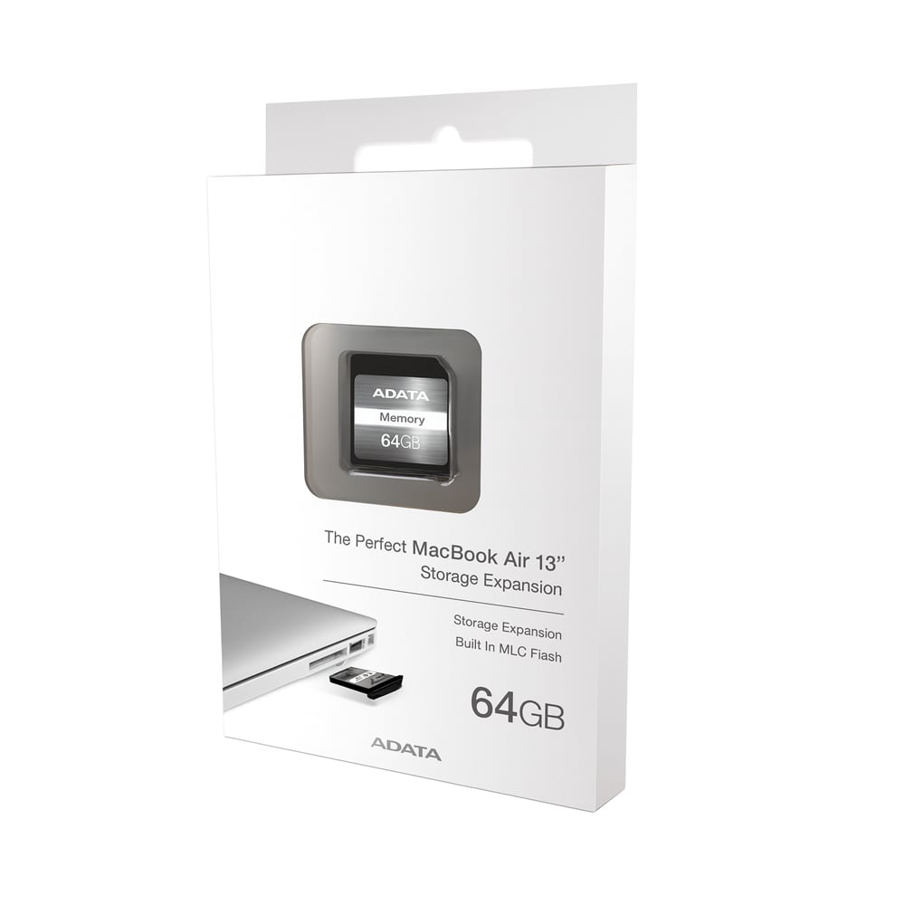 TARJETA DE EXPANSIÓN SSD ADATA 64GB PARA MACBOOK - ALMACENAMIENTO RÁPIDO Y COMPACTO - 1
