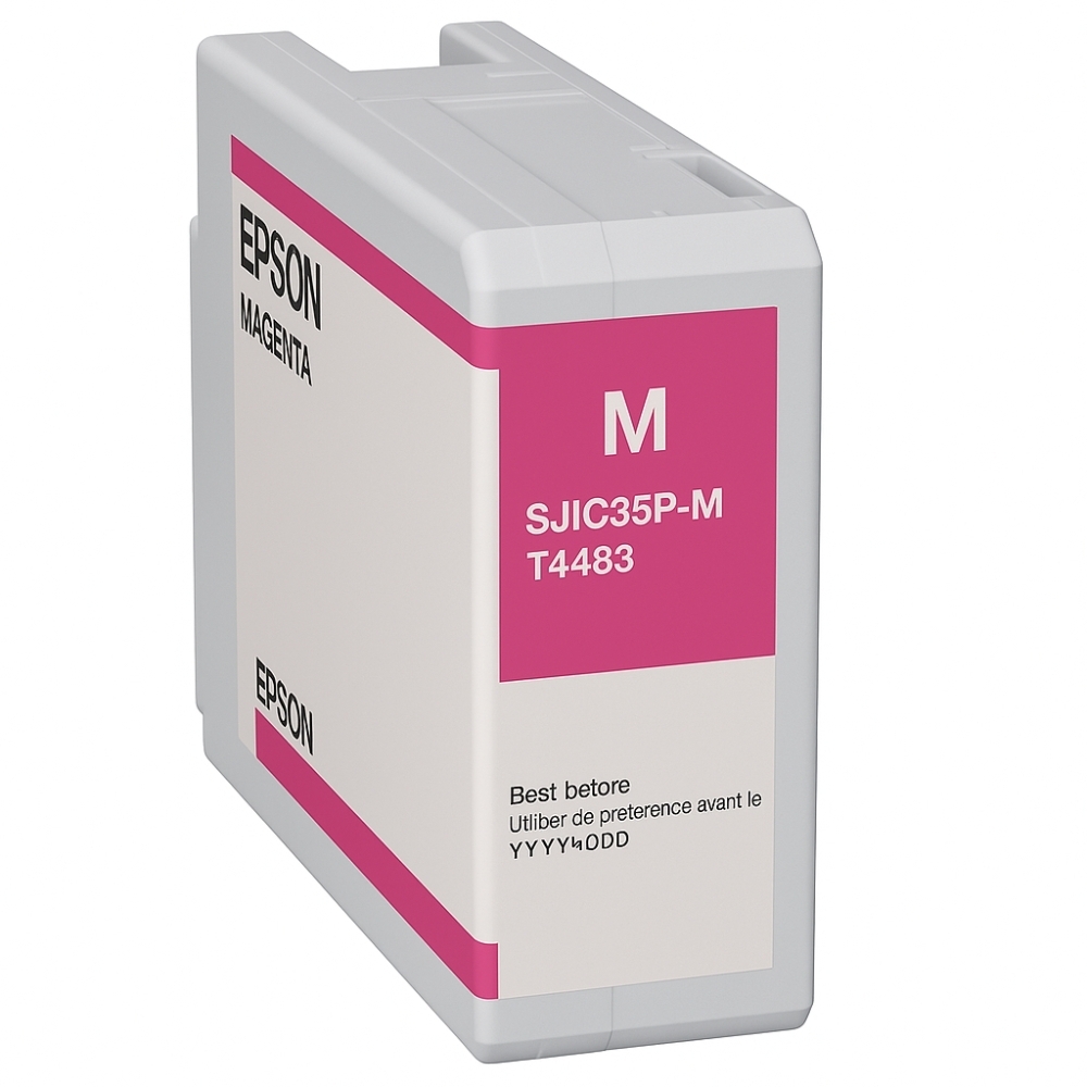 CARTUCHO DE TINTA EPSON MAGENTA SJIC35P-M - ALTA CALIDAD DE IMPRESIÓN Y RENDIMIENTO GARANTIZADO - 1