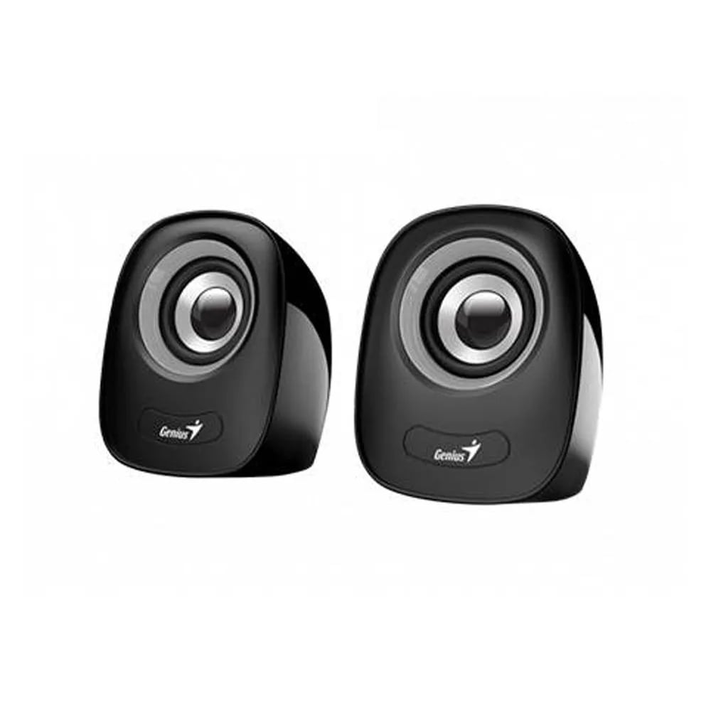 PARLANTE GENIUS SP-Q160 6W USB, DISEÑO ELEGANTE EN GRIS HIERRO, SONIDO POTENTE Y COMPACTO - 1