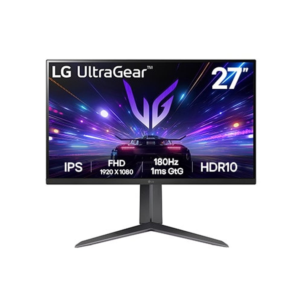 MONITOR GAMING LG ULTRAGEAR 27' FHD IPS 180HZ, 1MS, FREESYNC/G-SYNC, HDMI, DISPLAYPORT - 1