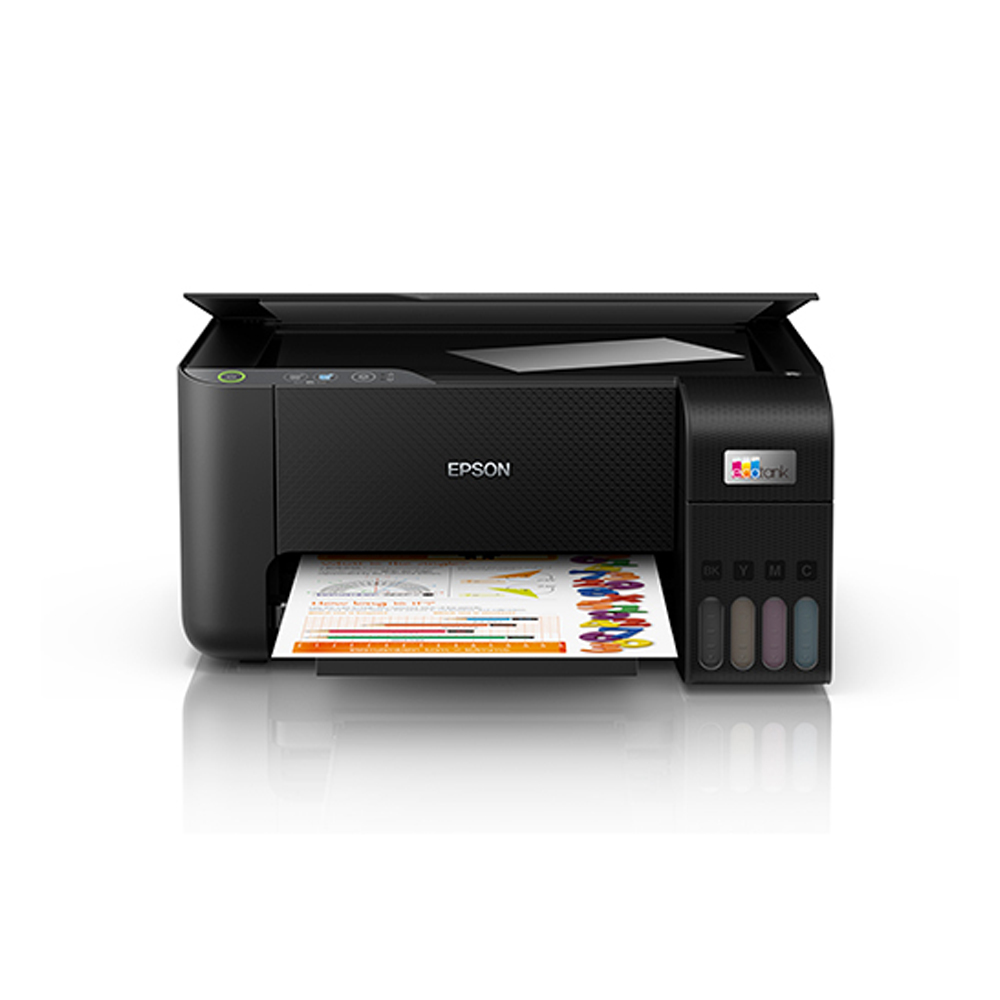 IMPRESORA MULTIFUNCIONAL EPSON ECOTANK L3210, CHORRO DE TINTA A COLOR, A4/LEGAL, CONEXIÓN EFICIENTE - 1