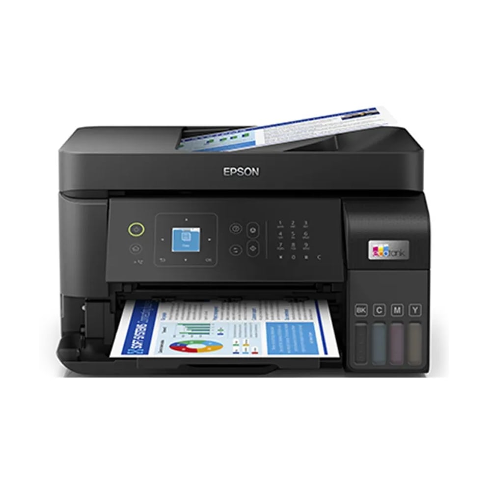 IMPRESORA MULTIFUNCIONAL EPSON ECOTANK L5590 - IMPRIME, ESCANEA, COPIA Y FAX - CONECTIVIDAD USB, LAN Y WI-FI - 1