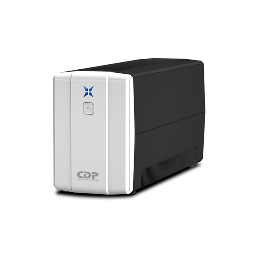 UPS CDP R-UPR758I 750VA CON 8 SALIDAS, 5 PUERTOS USB Y CARGA TIPO C - AUTONOMÍA DE 20 MIN - NEGRO - 1