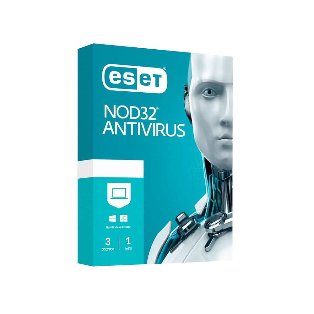 ESET NOD32 ANTIVIRUS - PROTECCIÓN DE 3 PC, SEGURIDAD AVANZADA Y RENDIMIENTO OPTIMIZADO - 1