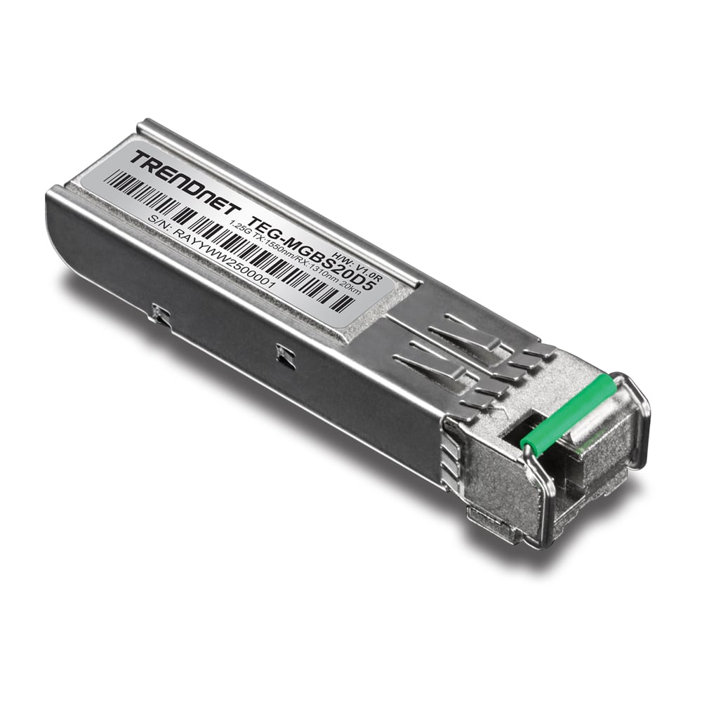 MÓDULO TRENDNET TEG-MGBS20D5 MINI-GBIC GIGABIT SFP 1000MBPS PARA CONEXIONES ESTABLES - 1