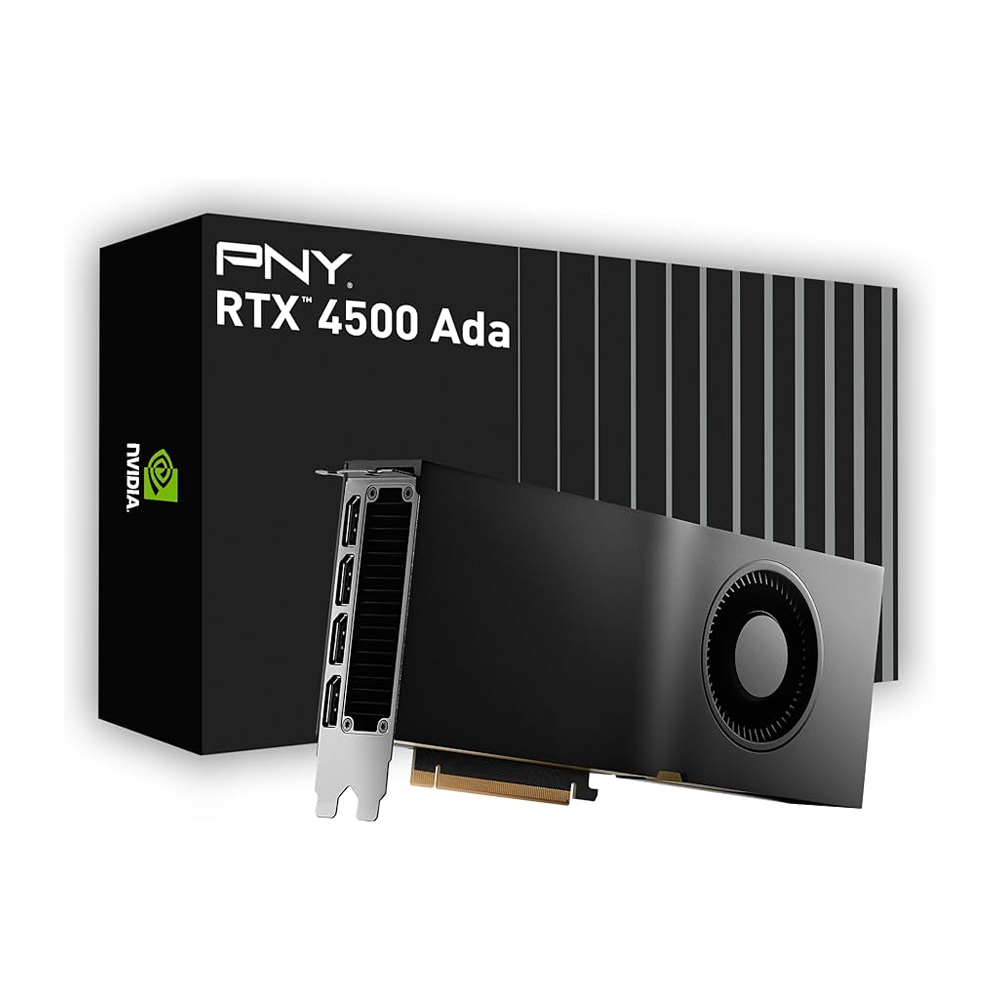 TARJETA GRÁFICA PNY QUADRO RTX A4500 DE 24GB GDDR6 CON 4 DISPLAYPORT Y HDMI PARA PROFESIONALES - 1