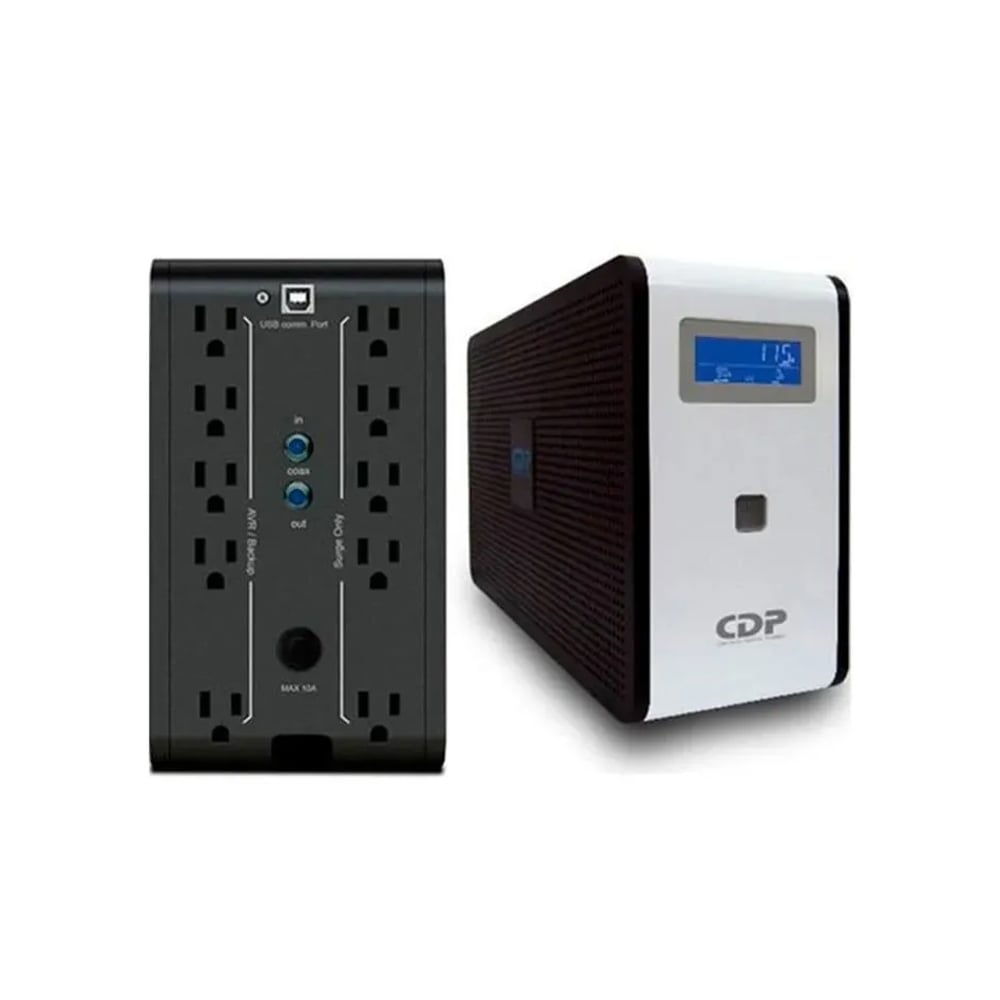 UPS INTERACTIVO CHICAGO DIGITAL POWER R-SMART 751I, 750VA, 375W - PROTECCIÓN EFICIENTE PARA TUS DISPOSITIVOS - 1
