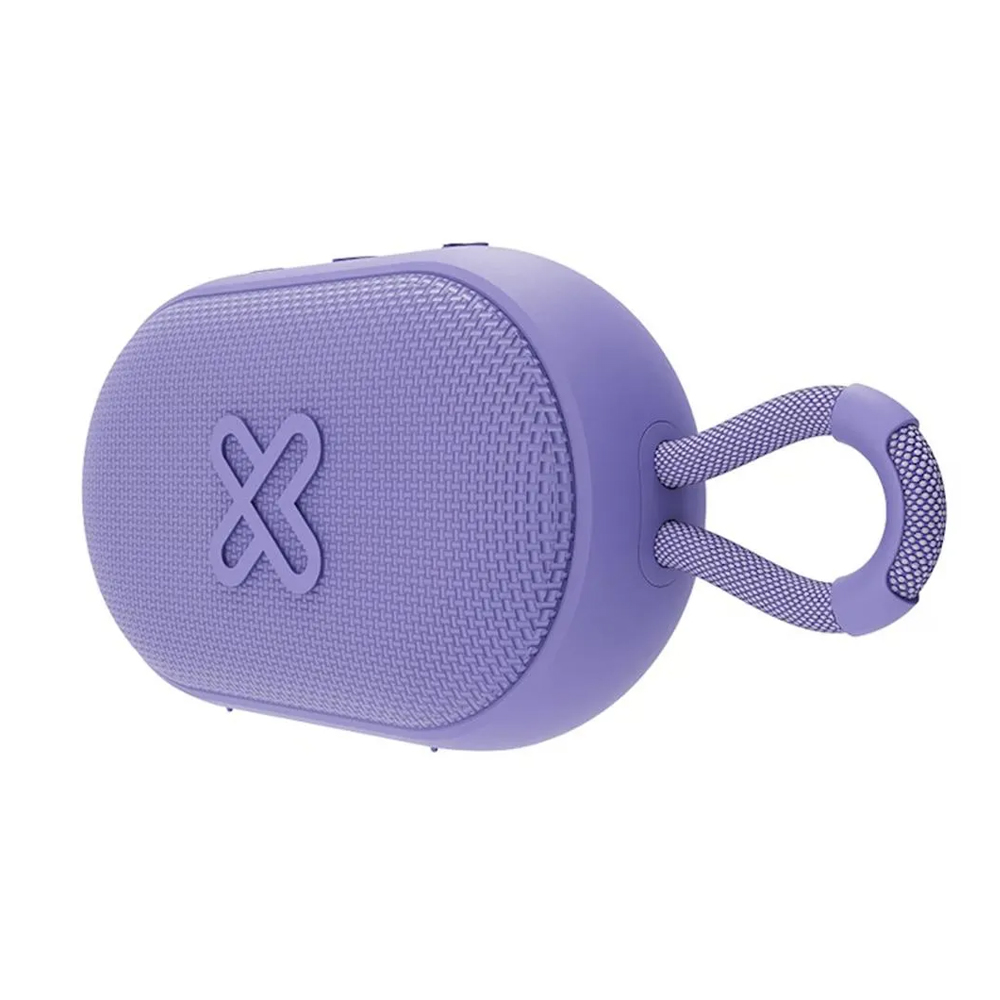 KLIP XTREME KBS-030PR ALTAVOZ BLUETOOTH TWS PÚRPURA, 12 HORAS DE BATERÍA, RESISTENTE AL AGUA IPX7 - 1