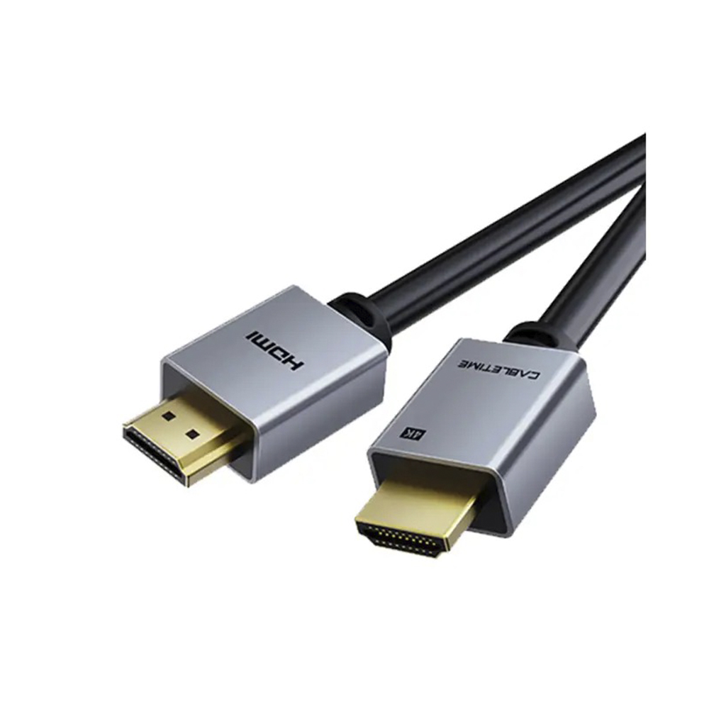 CABLE HDMI 1MT CABLETIME CH22H 4K 60HZ - CONEXIÓN ULTRA RÁPIDA PARA ALTA DEFINICIÓN - 1