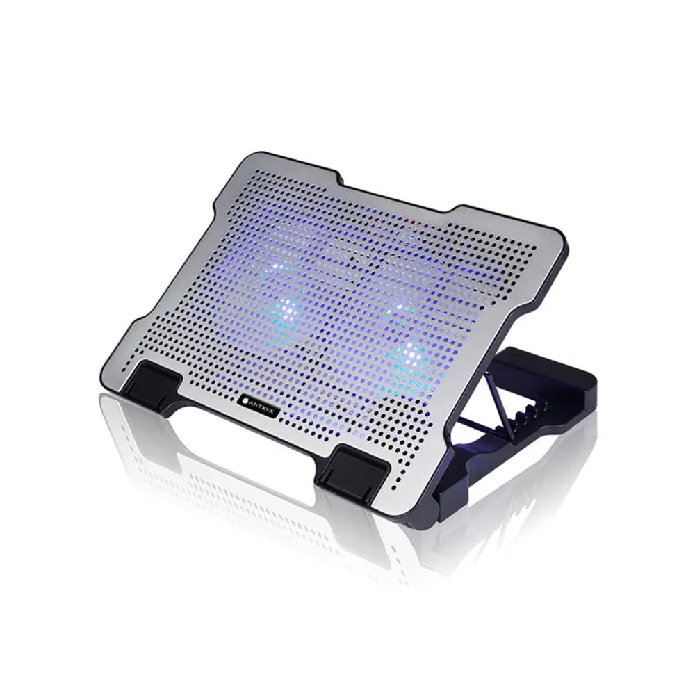 COOLER ANTRYX XTREME N300 PARA LAPTOP 15.6” EN COLOR SILVER - EFICIENCIA Y ESTILO PARA TU PC - 1