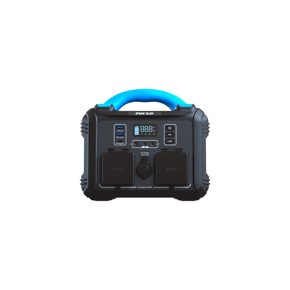 FORZA TITAN SERIES POWER STATION 300W - RESPALDO DE BATERÍA AC 220V CON TECNOLOGÍA LMFP - 1