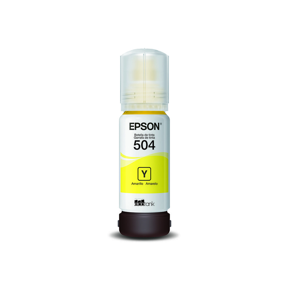 BOTELLA DE TINTA EPSON 504 YELLOW 70ML CAPACIDAD 70ML - 1