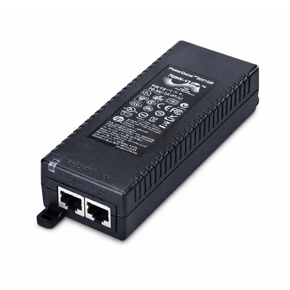 INYECTOR DE CORRIENTE HPE ARUBA AP-POE-ATSR 1 PUERTO, 30W, ALTO RENDIMIENTO PARA REDES EFICIENTES - 1