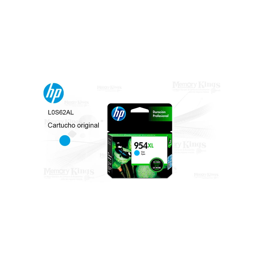 CARTUCHO DE TINTA HP 954XL CIAN 1600 PÁGINAS - 1