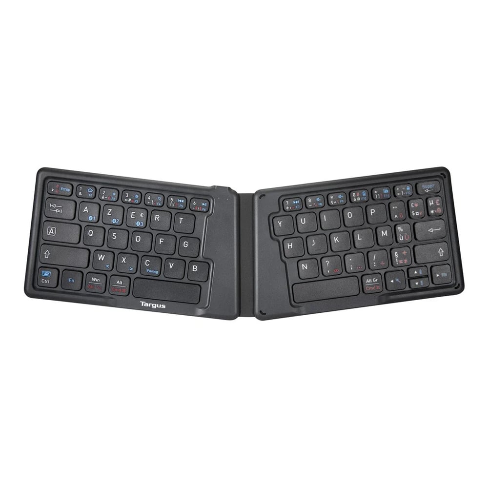 TECLADO TARGUS AKF003 PLEGABLE MULTIPUNTO ANTIMIKROBIANO INALÁMBRICO NEGRO BLUETOOTH - 1