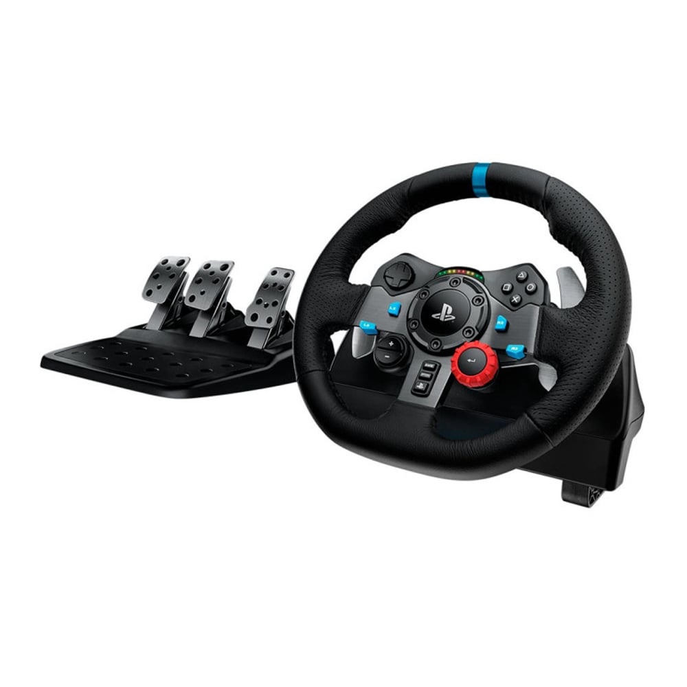 VOLANTE Y PEDALES LOGITECH G29 DRIVING FORCE - CONECTIVIDAD PARA PC Y PLAYSTATION 3/4 - CABLEADO - 1