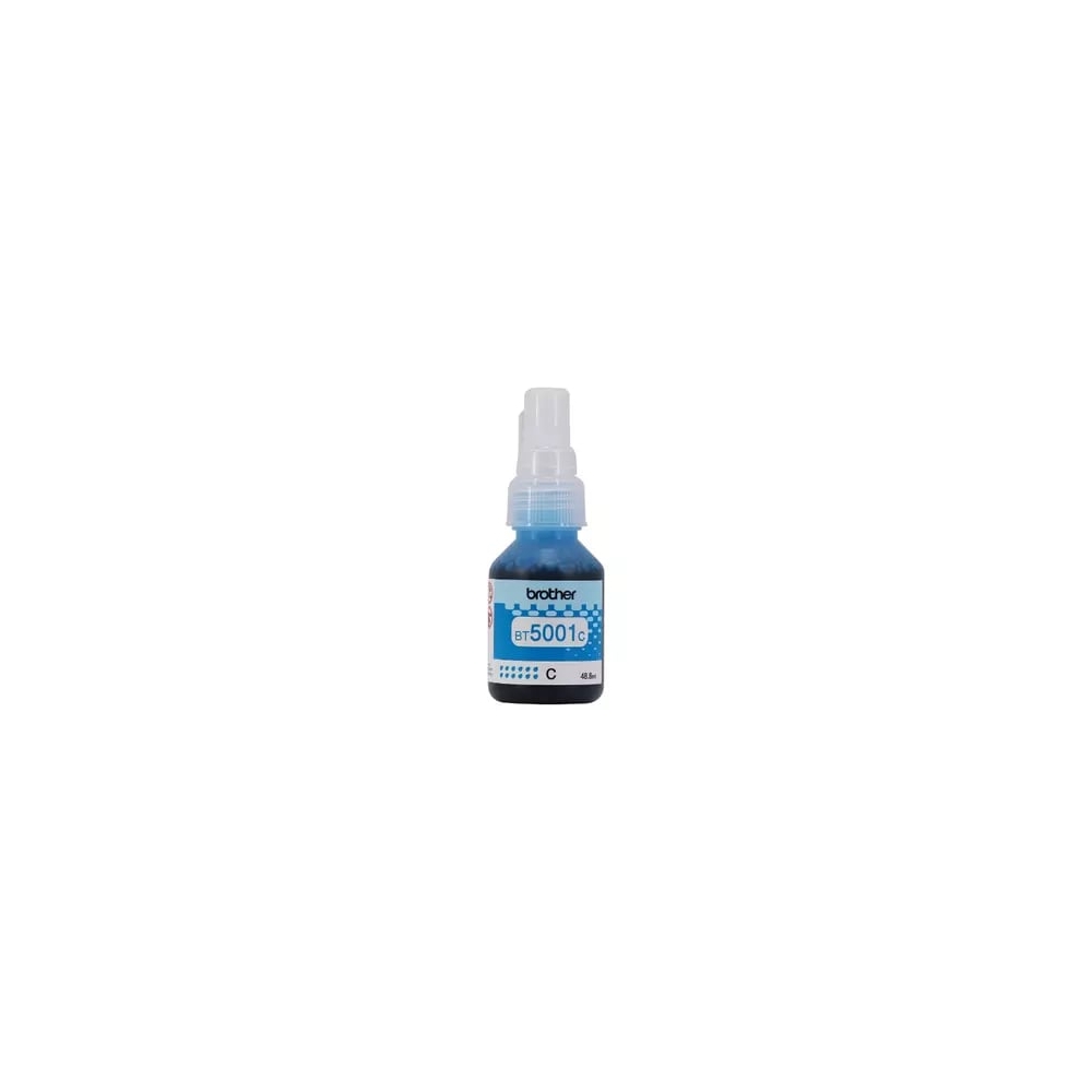 TINTA BROTHER BT5001C CYAN PARA DCP-T300, DCP-T500W Y DCP-T700W - EXCELENTE CALIDAD DE IMPRESIÓN - 1