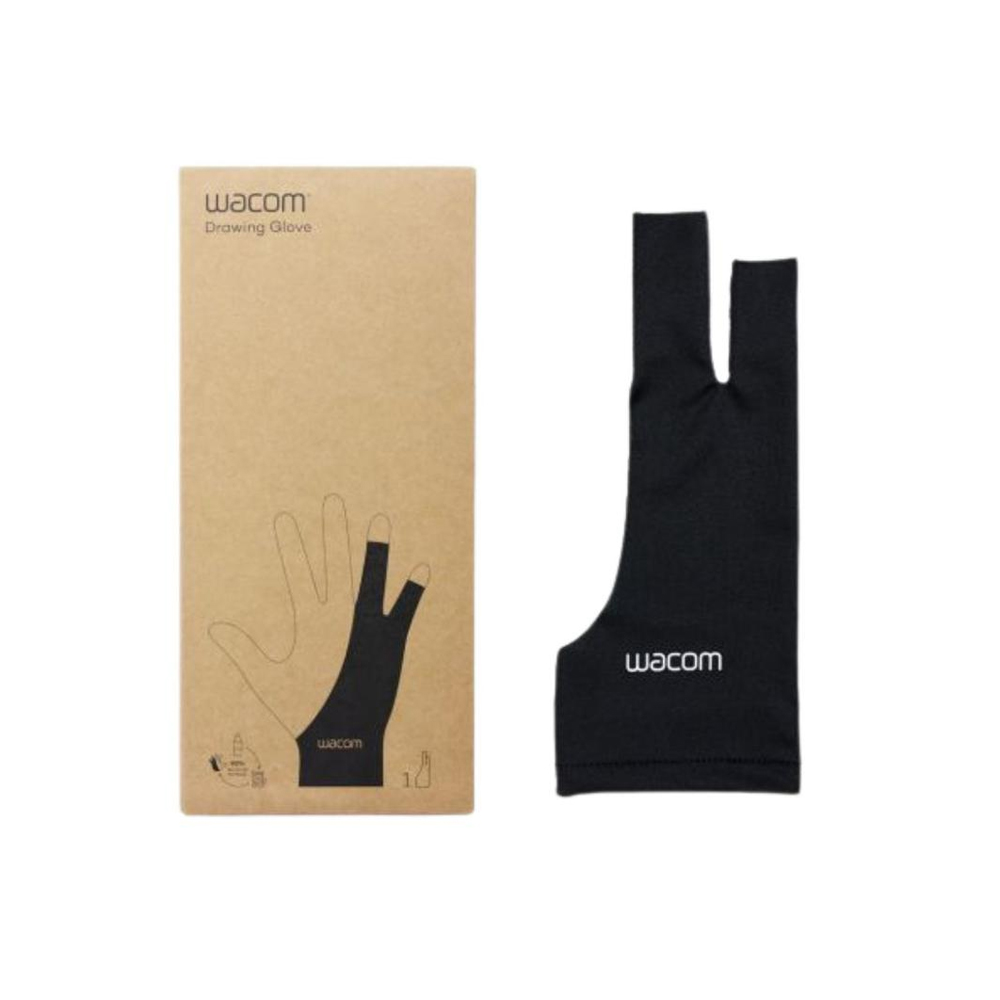 GUANTE DE DIBUJO WACOM ACK4472501Z ANTIMANCHAS ANTIFRICCIÓN COLOR NEGRO - 1