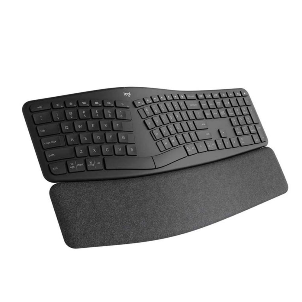 TECLADO ERGONOMICO LOGITECH ERGO K860 WIRELESS BLUETOOTH NEGRO - COMODIDAD Y ESTILO PARA TU OFICINA - 1